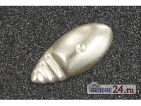 Чешуйки CR202 Щит с рисками глухой, 11,5 х 5 мм., никель, 500 шт.